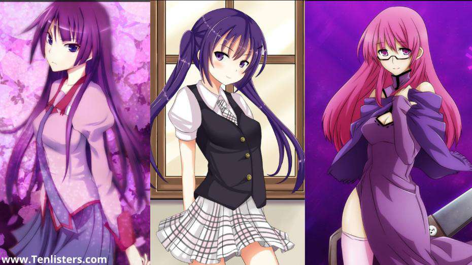 Top 10 Anime Girls With Purple Hair