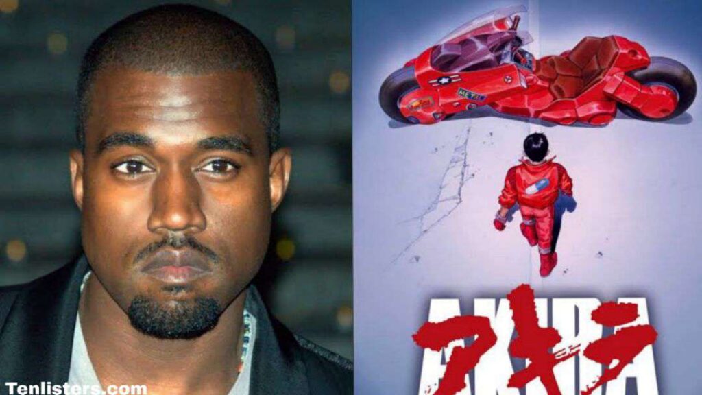 Kanye west  - Top 10 celebrities who love anime